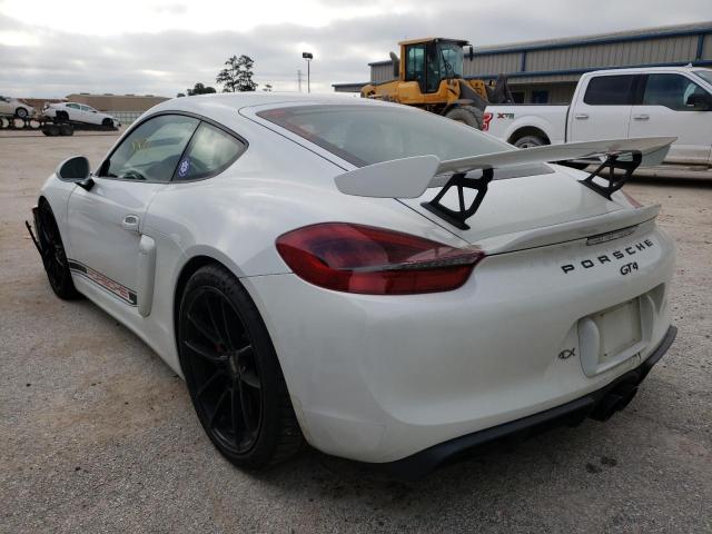 2016 PORSCHE CAYMAN GT4 WP0AC2A80GK192529