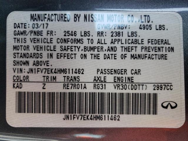 2017 INFINITI Q60 RED SP JN1FV7EK4HM611462