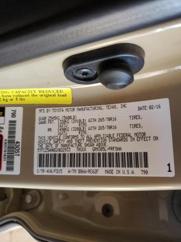2016 TOYOTA TACOMA DOU 5TFCZ5AN0GX022933