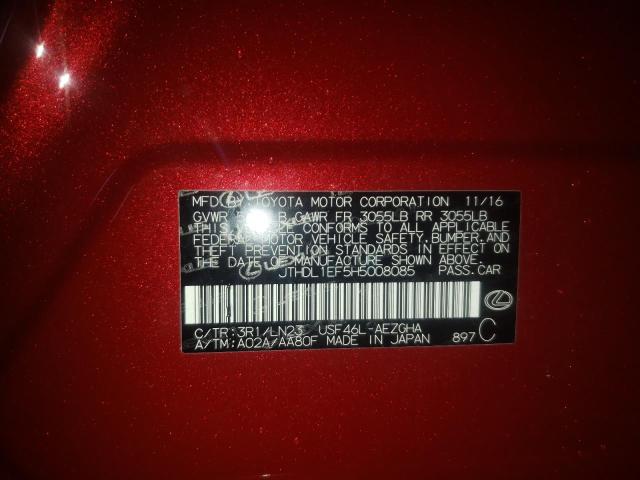 2017 LEXUS LS 460L JTHDL1EF5H5008085