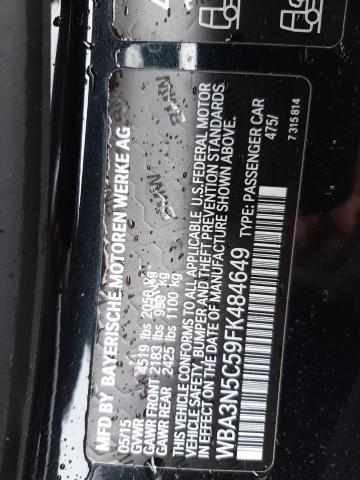 2015 BMW 428 XI WBA3N5C59FK484649