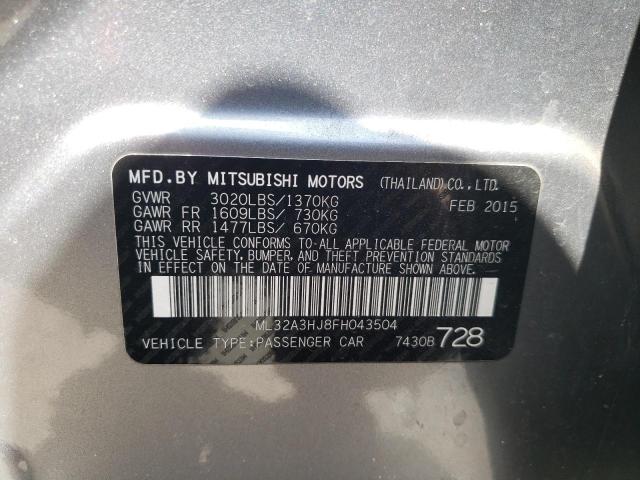 2015 MITSUBISHI MIRAGE DE ML32A3HJ8FH043504