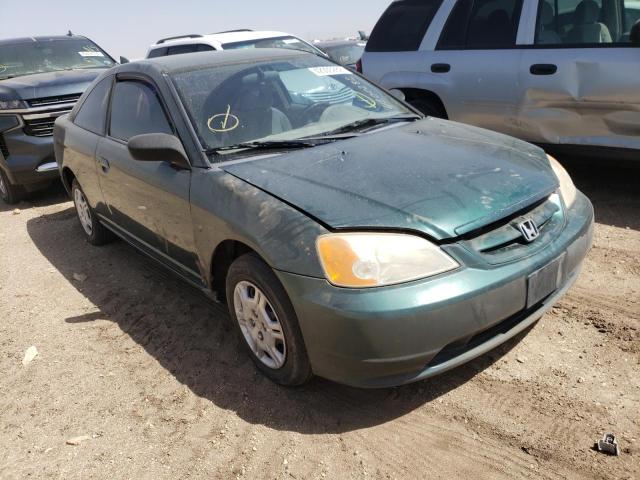 Salvage cars for sale from Copart Adelanto, CA: 2002 Honda Civic LX