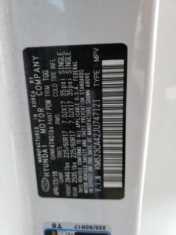 2018 HYUNDAI TUCSON SEL KM8J3CA42JU747121
