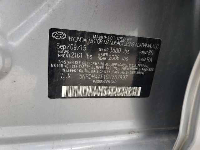 5NPDH4AE1GH757997 Hyundai Elantra Se 2016. Фото: 9