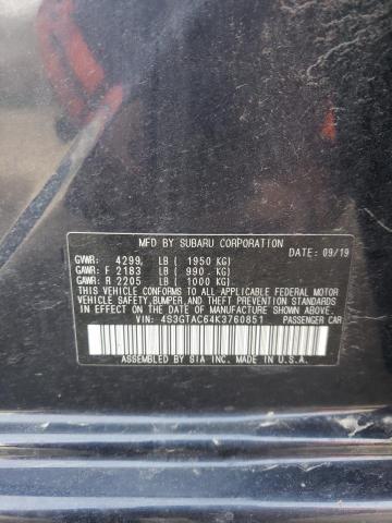 2019 SUBARU IMPREZA PR 4S3GTAC64K3760851