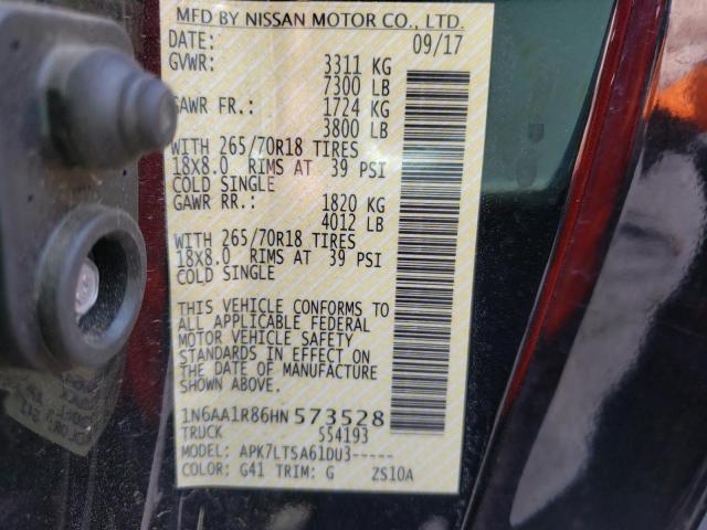 2017 NISSAN TITAN S 1N6AA1R86HN573528