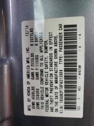 2015 ACURA TLX ADVANC 19UUB2F78FA013868