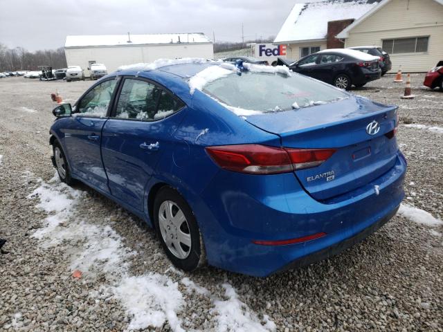 2017 HYUNDAI ELANTRA SE KMHD74LF2HU070880
