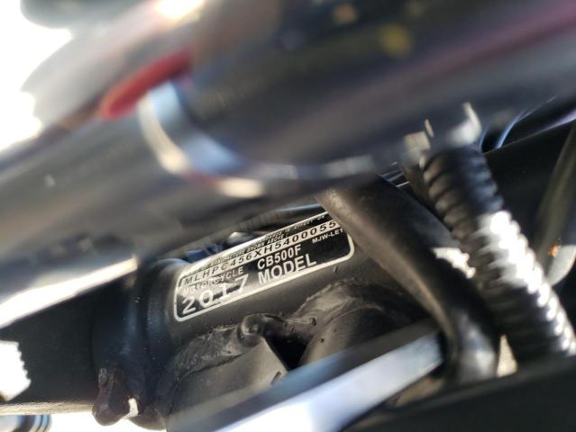 2017 HONDA CB500 F MLHPC456XH5400055