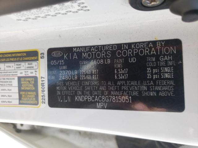 2016 KIA SPORTAGE L KNDPBCAC8G7815051
