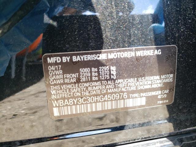 2017 BMW 340 XIGT WBA8Y3C30HG450976