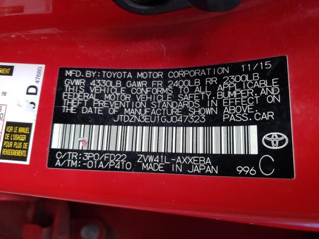 2016 TOYOTA PRIUS V JTDZN3EU1GJ047323
