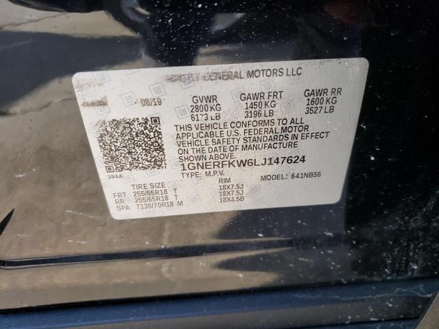1GNERFKW6LJ147624 Chevrolet Traverse L 2020. Фото: 9