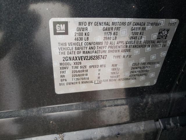 2018 CHEVROLET EQUINOX PR 2GNAXVEV2J6236747
