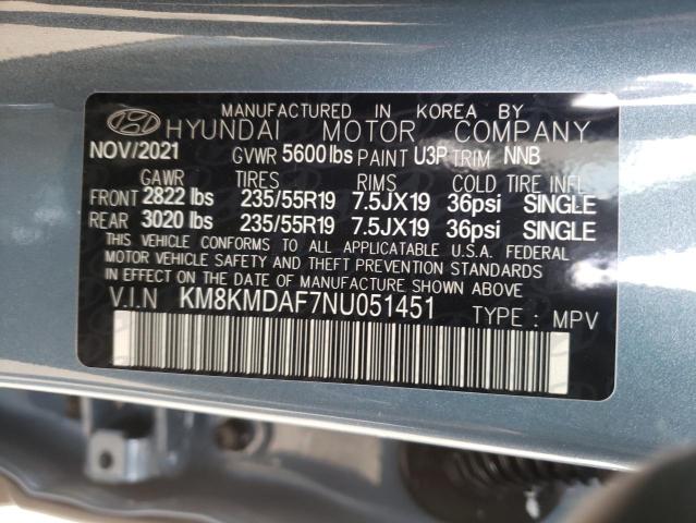 2022 HYUNDAI IONIQ 5 SE KM8KMDAF7NU051451
