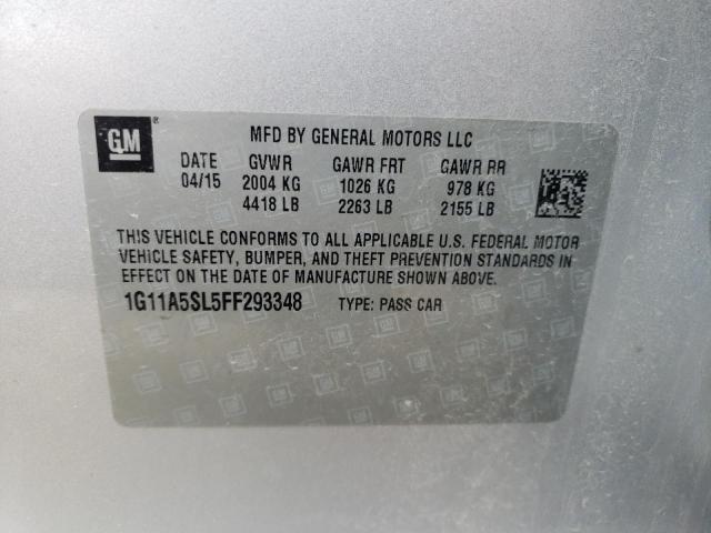 2015 CHEVROLET MALIBU LS 1G11A5SL5FF293348