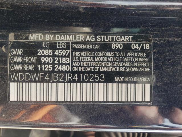 WDDWF4JB2JR410253 Mercedes-Benz C 300 2018. Фото: 9