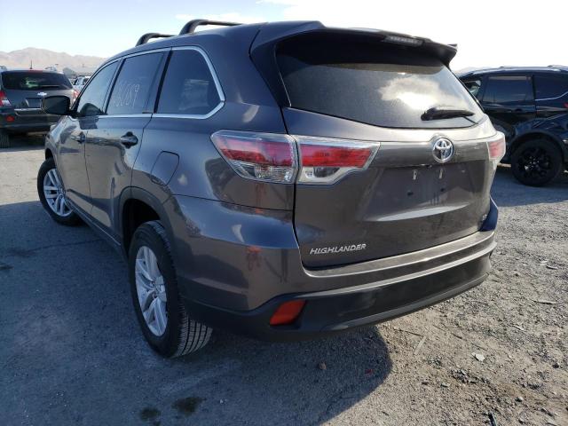 2015 TOYOTA HIGHLANDER 5TDZKRFH8FS090569