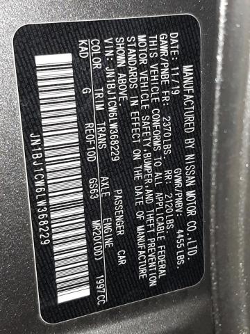 2020 NISSAN ROGUE SPOR JN1BJ1CW6LW368229