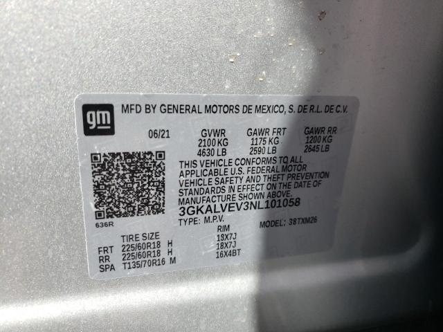 3GKALVEV3NL101058 Gmc Terrain Sl 2022. Фото: 9