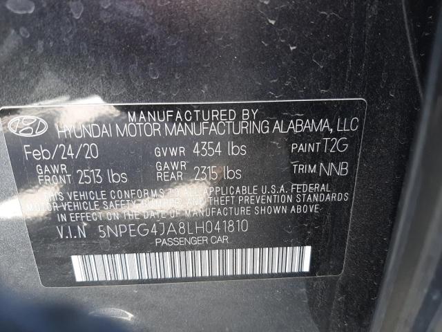 2020 HYUNDAI SONATA SE 5NPEG4JA8LH041810