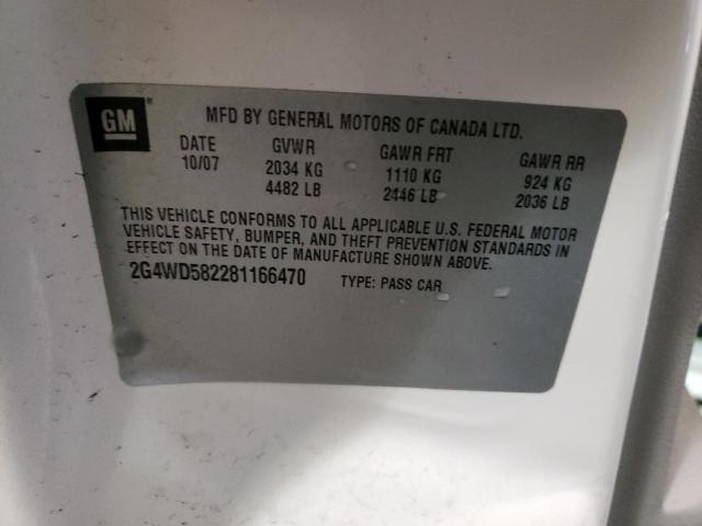 2G4WD582281166470 Buick Lacrosse C 2008. Фото: 9