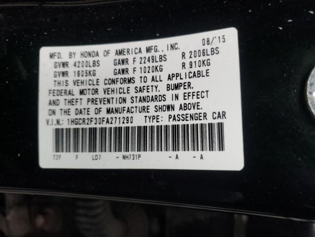 2015 HONDA ACCORD LX 1HGCR2F30FA271290