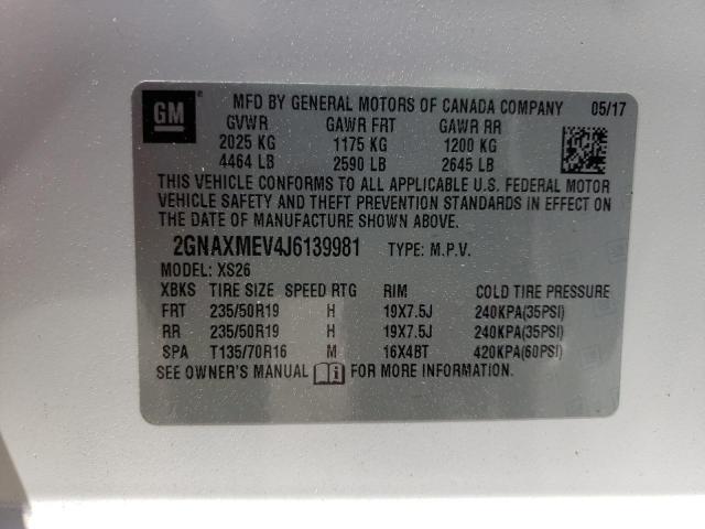 2018 CHEVROLET EQUINOX PR 2GNAXMEV4J6139981