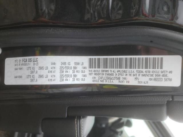 2016 JEEP CHEROKEE L 1C4PJLDS0GW127508