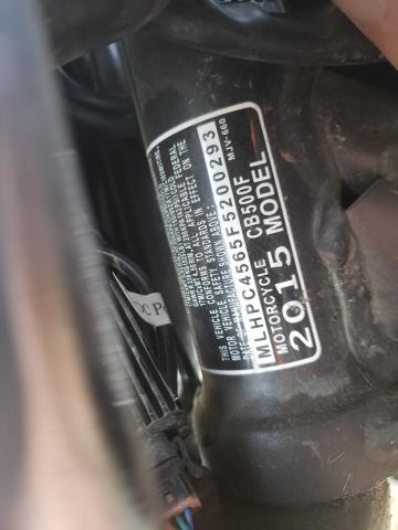 2015 HONDA CB500 F MLHPC4565F5200293