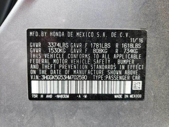 2017 HONDA FIT LX 3HGGK5G53HM702590
