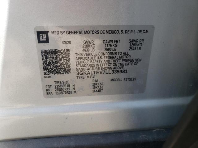 2020 GMC TERRAIN SL 3GKALTEV7LL335981