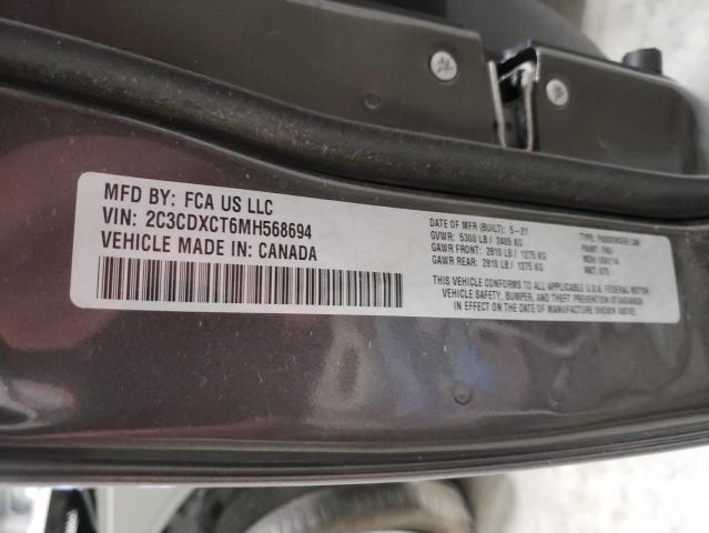 2021 DODGE CHARGER R/ 2C3CDXCT6MH568694