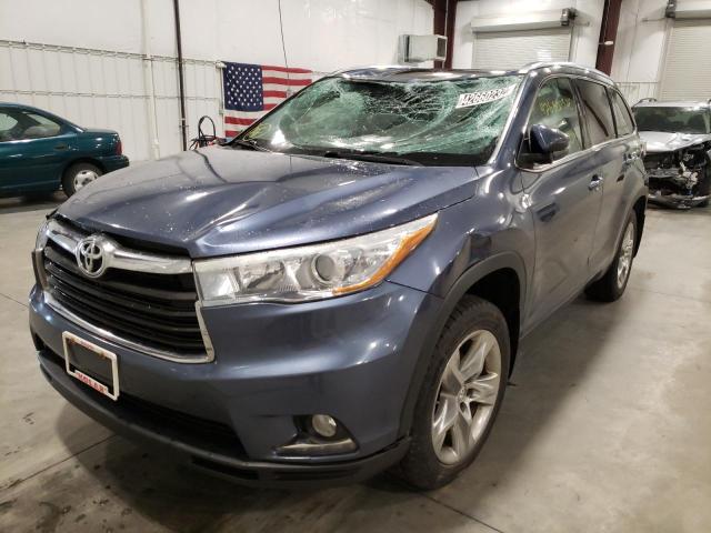 VIN 5TDDKRFH1ES071743 2014 Toyota Highlander, Limited no.2