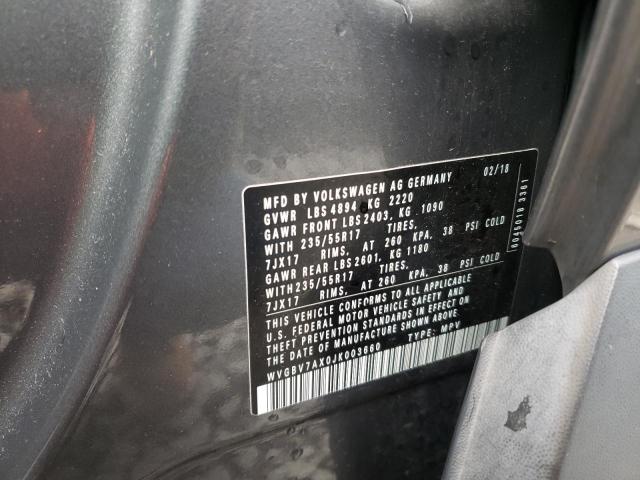 2018 VOLKSWAGEN TIGUAN LIM WVGBV7AX0JK003660