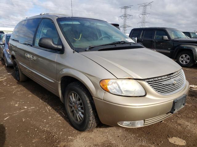 Chrysler Town & Country salvage cars for sale: 2002 Chrysler Town & Country