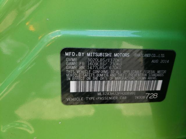 2015 MITSUBISHI MIRAGE DE ML32A3HJ2FH008991