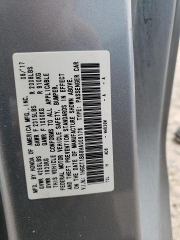 2017 HONDA ACCORD EXL 1HGCT1B88HA009176