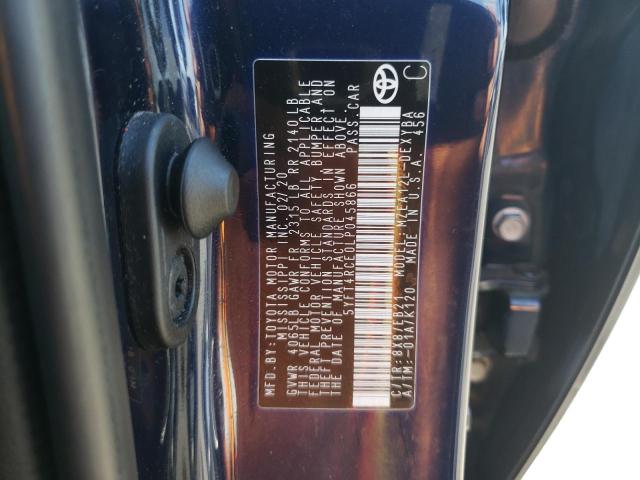 2020 TOYOTA COROLLA XS 5YFT4RCE0LP045866