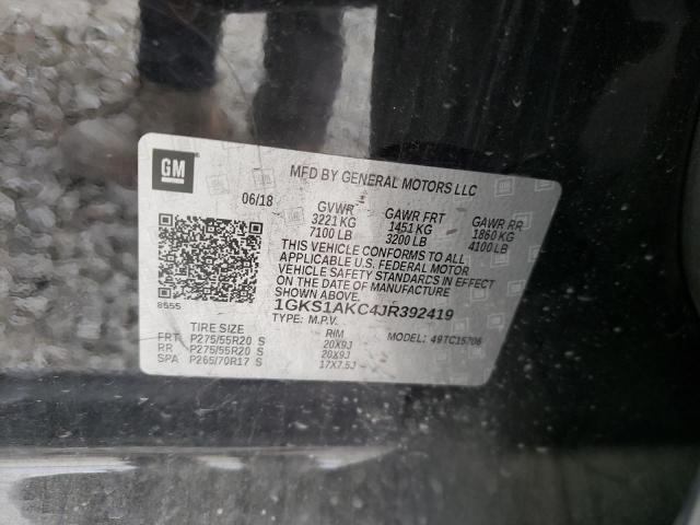 2018 GMC YUKON SLE 1GKS1AKC4JR392419