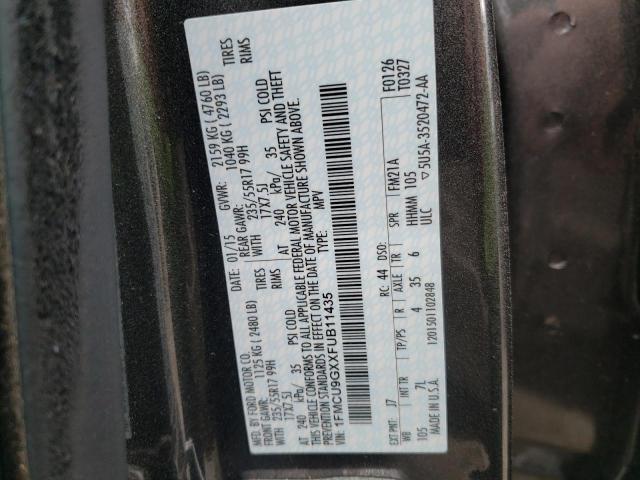 2015 FORD ESCAPE SE 1FMCU9GXXFUB11435