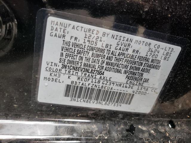 2022 NISSAN VERSA SV 3N1CN8EV3NL827554