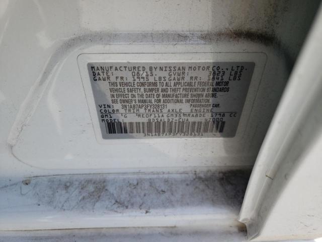 2015 NISSAN SENTRA S 3N1AB7AP3FY328131