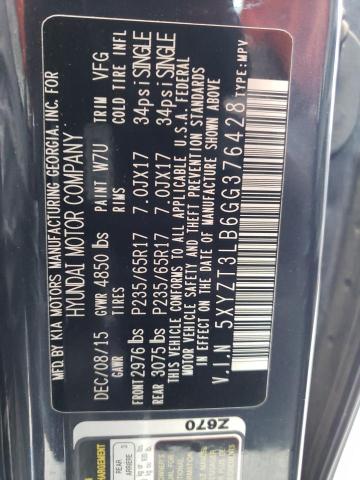 2016 HYUNDAI SANTA FE S 5XYZT3LB6GG376428