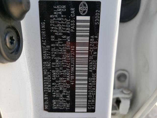 Фото: 4T1B11HKXJU573740 - 10