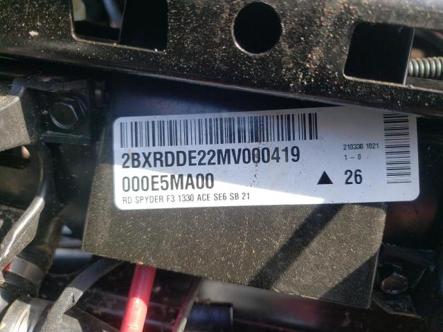 2021 CAN-AM SPYDER ROA 2BXRDDE22MV000419