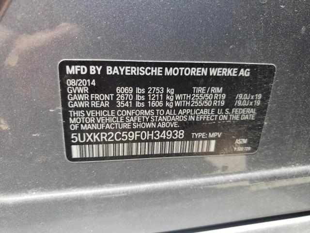 2015 BMW X5 SDRIVE3 5UXKR2C59F0H34938