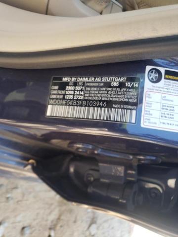 2015 MERCEDES-BENZ E 350 BLUE WDDHF5KB3FB103946