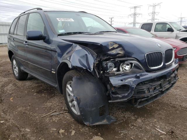 Vehiculos salvage en venta de Copart Elgin, IL: 2004 BMW X5 3.0I
